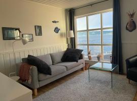 Spacious apartment with view over the trondheimfjord โรงแรมที่มีที่จอดรถในVangshylla