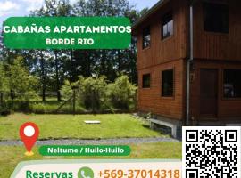 Cabañas-apartamentos Borde Río, hotel u gradu 'Neltume'