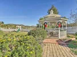 Fallbrook Home with Garden, Gazebo and Fire Pit!
