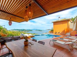 2B Luxurious Villa Io, With Private Pool And Stunningt Sea Views、コリオスのホテル