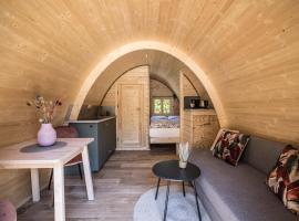 Luxe woodlodge in een prachtige en bosrijke omgeving, camping en Bornerbroek
