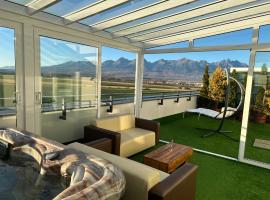 Tatra billetee apartmán s luxusným výhľadom na VysokéTatry a súkromným wellness, accessible hotel in Poprad