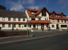 Deutsches Haus Hotel Restaurant Gastwirtschaft Biergarten am Radweg Bermuthshain
