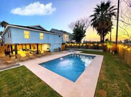 4 Bedrooms House with Private Pool and Spa 2 Min Walk To The Beach - Zula Siesta Beach House, hotel cu spa din South Padre Island