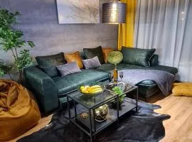 Apartmanica Double room apartment 101-12, with AC, big terrace, St Ivan Rilski 4 star SPA Resort, Bansko