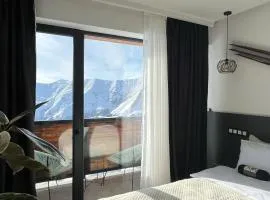 Luxury hotel room with amazing views