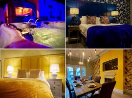 Captivating 4-Bed Hot Tub House in Blackpool, hotell i Blackpool