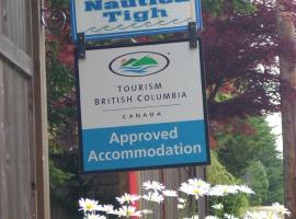 At Nautica Tigh private keypad entrances, B&B in Qualicum Beach