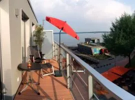 Apartmenthaus Hafenspitze Ap 36, Blickrichtung StrandOffenes Meer - a72348