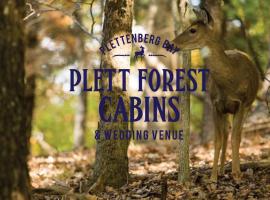 Plett Forest Cabins, užmiesčio svečių namai mieste Pletenberg Bėjus