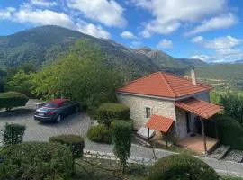 Villa Nano Πέτρινη μεζονέτα στο βουνό με τζάκι