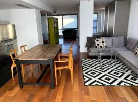 Loft con terraza, parking y piscina en verano-sebcan