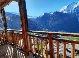 Duplex 3 pièces, 46m², 4/5 pers, parking couvert, proche pistes et commerces, Orcières Merlette - FR-1-636-85