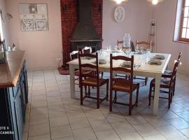 Maison de ferme au calme jusqu'à 10 personnes, ξενοδοχείο σε Gannay-sur-Loire