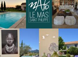 Le Mas Saint Philippe – pensjonat w mieście Jonquières