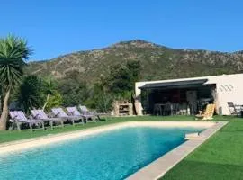 Villa de 5 chambres avec vue sur la mer piscine privee et jardin clos a Saint Florent