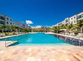 Apartamento Frente Piscina Térreo no Palm Village em Porto de Galinhas - Eco11