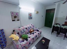 Cozy 3 Bedroom Apartment Bandar Perda BM, parkimisega hotell sihtkohas Bukit Mertajam