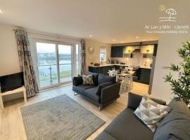 Ar Lan Y Mor - Stunning 2 bed coastal apartment, hotel v destinaci Llanelli
