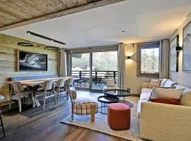 Appartement lumineux avec balcon à 2 chambres doubles et services inclus, skis aux pieds - FR-1-613-65