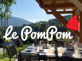 Pom Pom, 3 bedroom apt with stunning mountain views-Samoëns, skihotel i Samoëns
