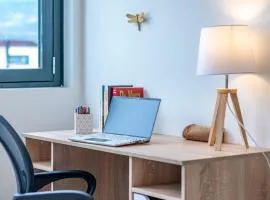 Standing Europole, garage privé, calme, netflix