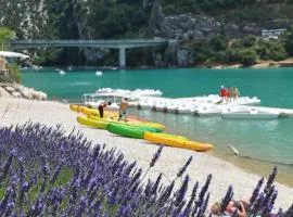 BUNGALOW / CAMPING 3* / GORGES DU VERDON / PROCHE DU LAC DE STE CROIX /STANDING/ 4 P