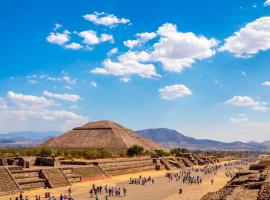 Plan todo incluido en Pirámides Teotihuacan, בית הארחה בSan Martín de las Pirámides