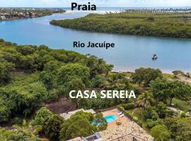 500m da praia Natureza 4 suítes Sinuca Condomínio, hotel in Barra de Jacuípe