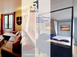 2 Appt MédiéLounge ou MédiéOld, Parking Vue magnifique par Beds76, hotel in Rouen