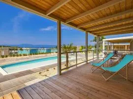 Mobile Home Omisalj with Seaview at Beach