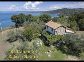 Cottage sul lago-3 camere 3 bagni Beltramonto, prázdninový dům v destinaci Montefiascone