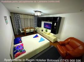 Apartament frumos cu 3 camere situat la partier, hotel en Botoşani