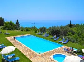 Studio Apartments Paradise with large swimming pool at Pelekas Beach