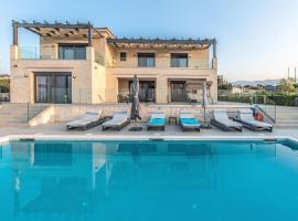 Luxury Villa Marevista with a Heated Pool, cottage in Almyrida