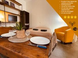 Charmant studio loft - Mas Bois Fontaine, hotel near Nîmes Alès Camargue Cévennes Airport - FNI, 