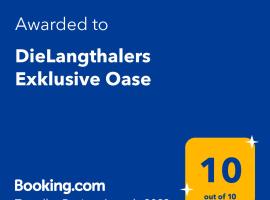 DieLangthalers Exklusive Oase, hotel near Shopping City Seiersberg, Seiersberg