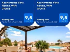 Apartamento Vista Piscina o Terraza, Wifi GRATIS, hotel en Costa Calma