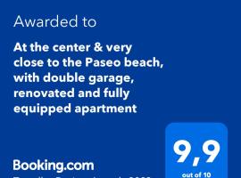 알무녜카르에 위치한 비치 호텔 At the center & very close to the Paseo beach, with double garage, renovated and fully equipped apartment