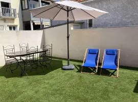 Maison 4 Pièces/6 Pers, Terrasse, Plage 150m, Centre-Ville Valras-Plage - FR-1-701-43