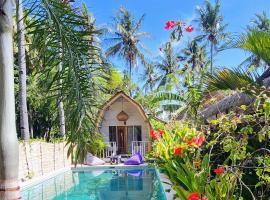 Purple Beach - Maïthélia - Gili Air，龍目島的家庭旅館