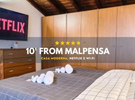 [10' from Malpensa] Casa Moderna, Netflix & WI-FI, Hotel in Casorate Sempione