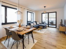 KEEP Business Suite H66-1 mit Küche, Balkon, PKW-Stellplatz, מלון זול בOedheim