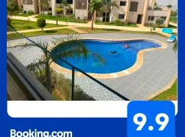 Appartement de LUXE Marina SAIDIA avec vue sur PISCINE Résidence TAMARIS