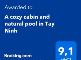 Moon Garden Homestay - cozy cabin and natural pool in Tay Ninh, hotel sa Tây Ninh