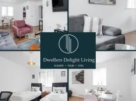 Dwellers Delight Living Ltd Serviced Accommodation Charming 3 Bedroom Flat, Chafford Hundred, Grays with Free Parking & Wifi