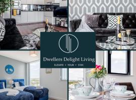 Basildon - Dwellers Delight Living Ltd Serviced Accommodation , 2 Bedroom Penthouse Basildon Essex with Free Wifi & secure parking, apartment in Basildon