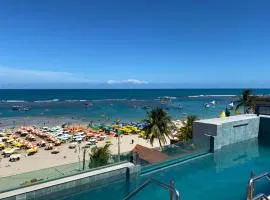 Flat à Beira Mar com Varanda em Frente as Piscinas Naturais 307