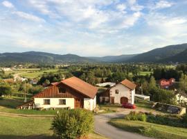 Maisonnette vue sur la montagne, semesterhus i Vagney