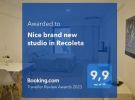 Nice brand new studio in Recoleta